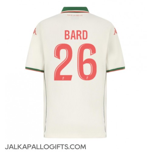 OGC Nice Melvin Bard  #26 Vieraspaita 2025-26 Lyhythihainen